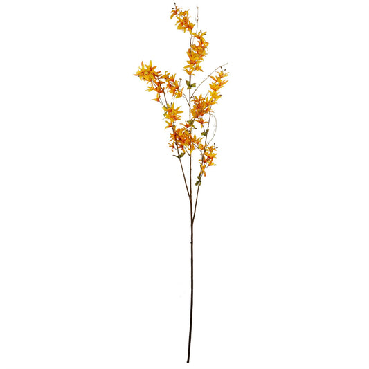 130cm Yellow Blossom Floral Spray Artificial – image 2