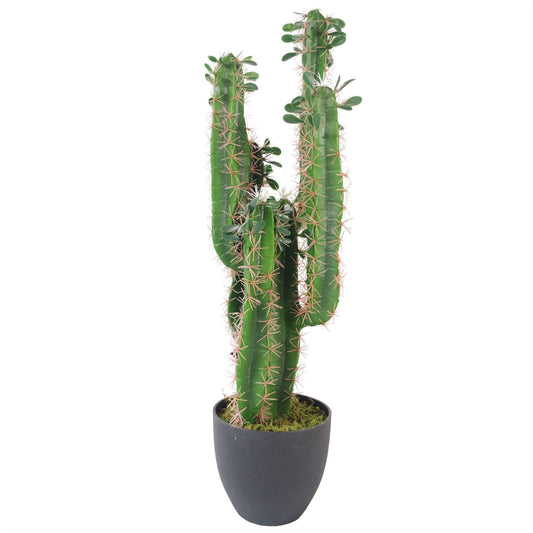 Artificial 75cm Premium Cactus with pot – image 2