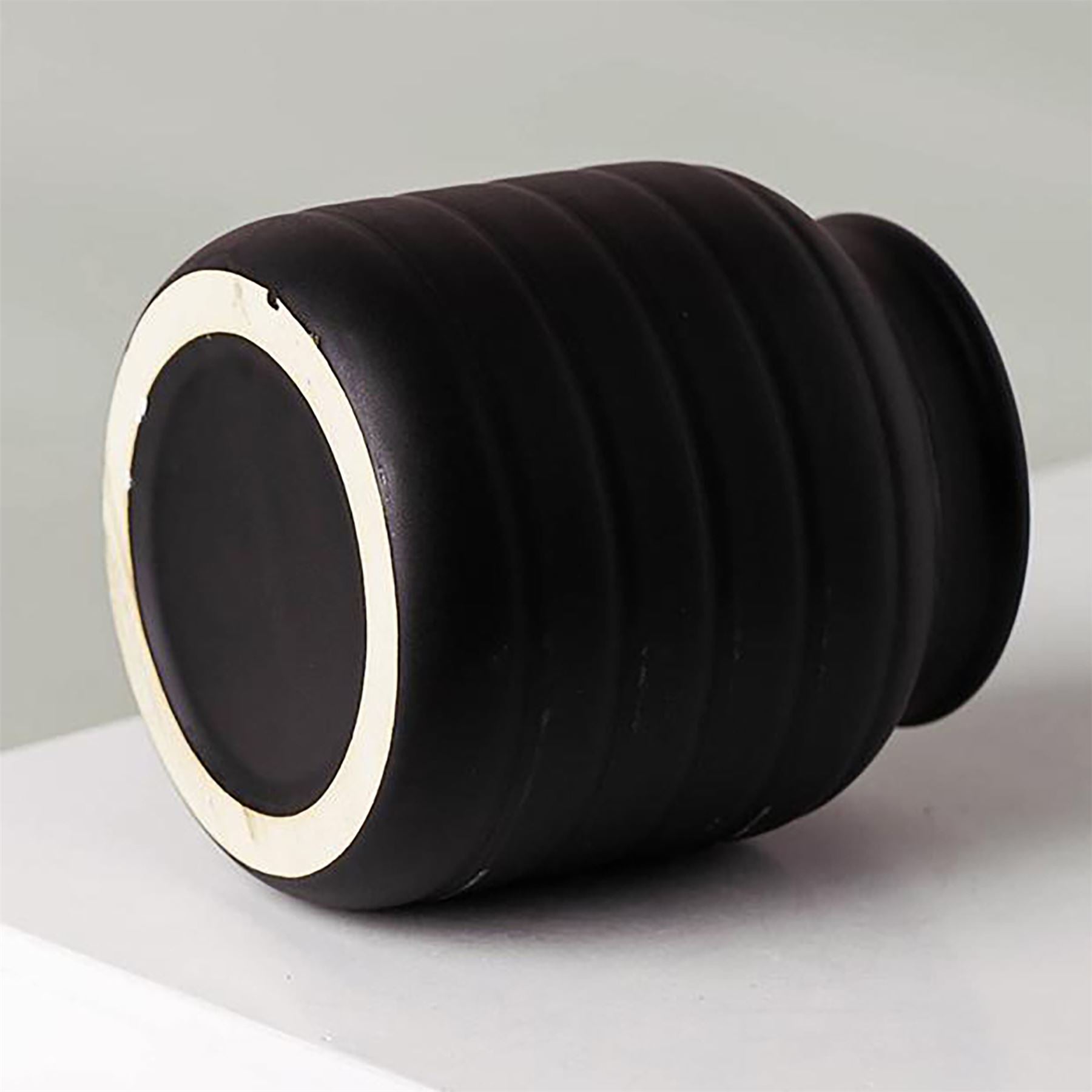 Black Vase Planter 13 x 13 x 14cm BlackBlack – image 4