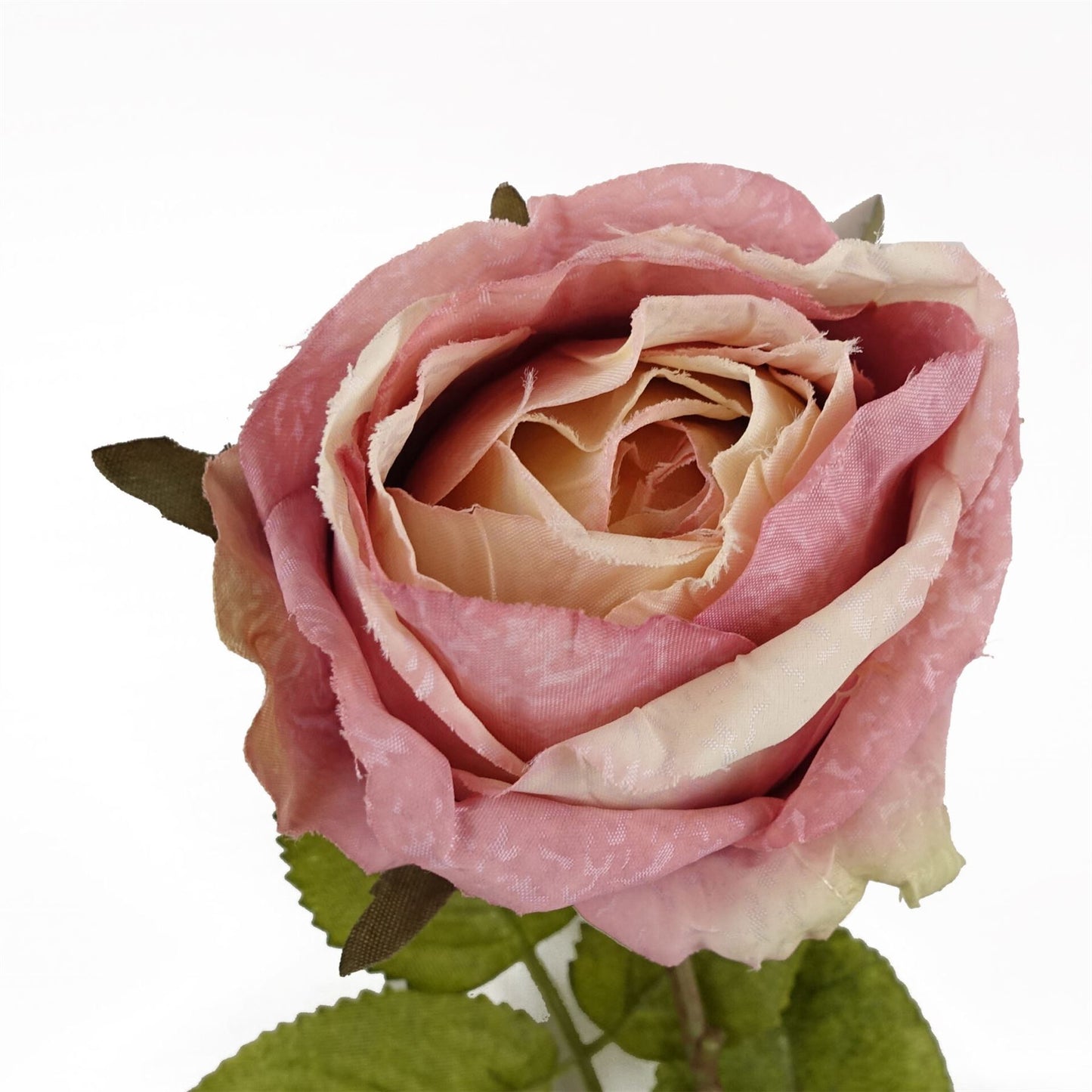 70cm Artificial Light Pink Rose – image 3