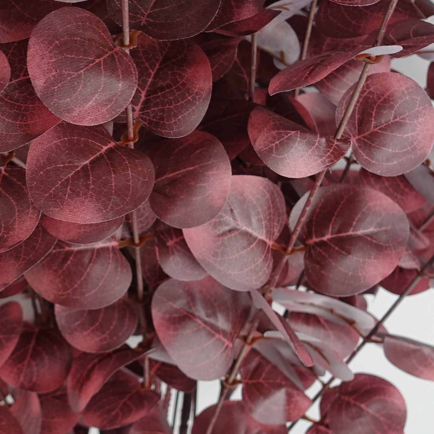 100cm Artificial Eucalyptus Foliage Burgundy – image 4