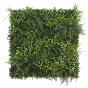 100cm Green Wall Fire Resistant Natural Fern Artificial