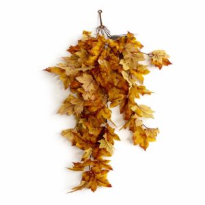 70cm Artificial Trailing Grape Ivy Plant Faux Hanging Foliage - Yellow