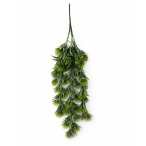 75cm Artificial Green Thistle Trailing Hanging Plant Faux Floral