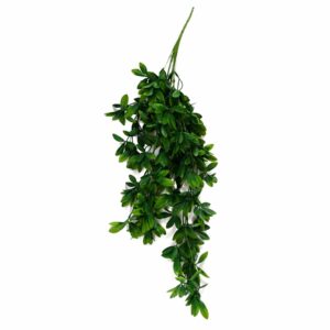 70cm Artificial Trailing Laurel Leaf Hanging Plant – Realistic Green Plastic Foliage