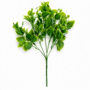 32cm Artificial Leafy Foliage Stem Plant – Faux Green Decorative Fillers