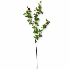 90cm Artificial Berry Foliage Spray Stem