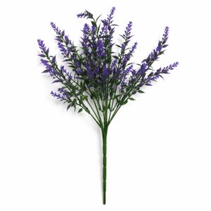 34cm Artificial Purple Heather Stem Plant