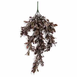 70cm Artificial Trailing Leaf Spray Stem - Dusty Purple