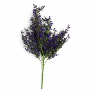 75cm Artificial Purple Heather Flower Bush Stem