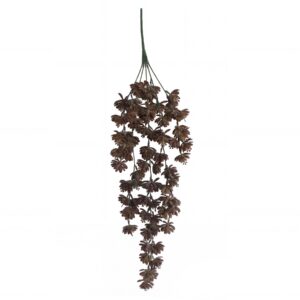 70cm Artificial Trailing Sedum Succulent Plant Dusty Brown Hanging Faux Greenery